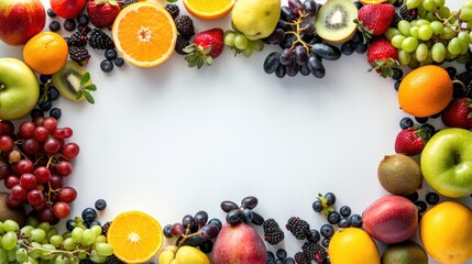 Mixed fruit photo frame
