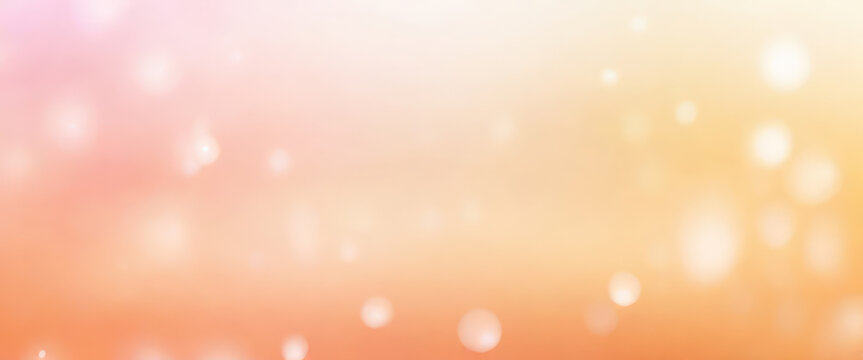spring pink and peach bokeh  colour gradient background