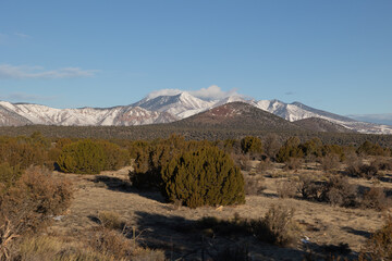 snowy mountains in Arizona this past Feburary