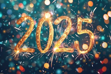 New Year Radiance: 2025's Festive Spirit