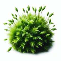  Moss isolated on a white background