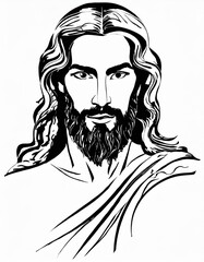 Tatuaje de Jesus - obrazy, fototapety, plakaty