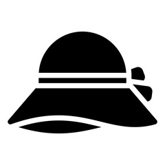 Summer Hat glyph icon
