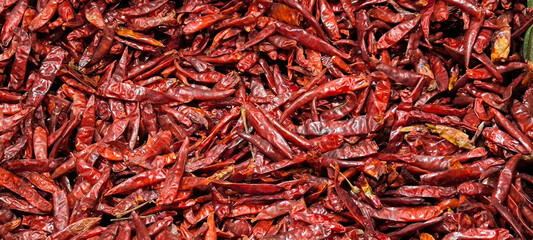Dried chilies are a part of cooking.