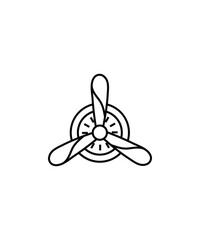 propeller icon, vector best line icon. © OmKumawat