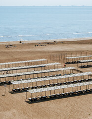 beach beds, caspian sea