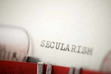 Secularism concept view - obrazy, fototapety, plakaty