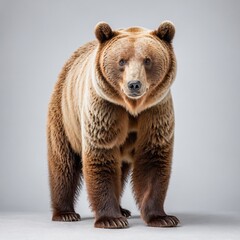 Fototapeta premium Bear isolated in a white background