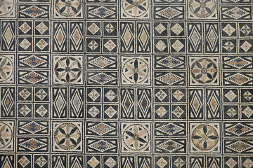 Floor Polychrome mosaic from Beverara area, Bologna