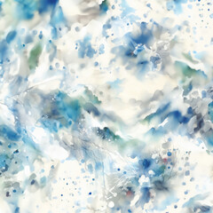 Abstract blue watercolor on white background - 779816815