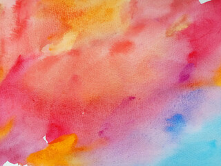 Abstract watercolor background. Fluid painting abstract texture. Colorful gradient