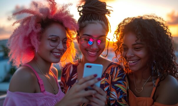 International internet day: a world connected, linking people, electronic devices globally through a network. Cloud storage, seamless connectivity across computers, tablets, laptops, phones