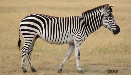 Fototapeta na wymiar A-Zebra-In-A-Safari-Experience- 3