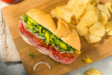 Homemade Italian Sub Sandwich - 779822859