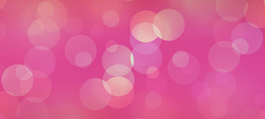 Pink bokeh background for banner, poster, Party, Anniversary, greetings, and various design works