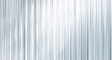 Softly Lit White Striped Curtain Background