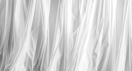 White Striped Curtain Texture Background