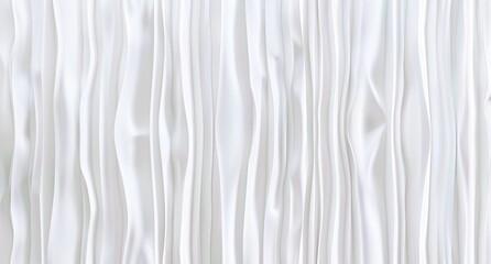 Elegant White Drapery Fabric Full Frame