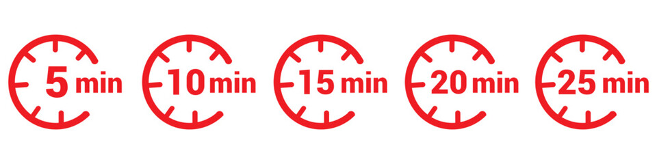 symbol work time, delivery and service time, isolated green on white , Vector illustrationeps10