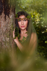 Tree fairy in chiffon fabric - 779849050