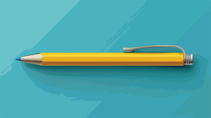 Yellow felt pen icon. Pencil vector illustration - obrazy, fototapety, plakaty