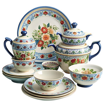 falower crockery set