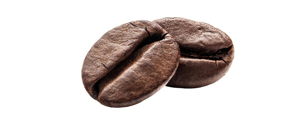 Coffee Beans closeup. PNG Design Element.  - 779855206