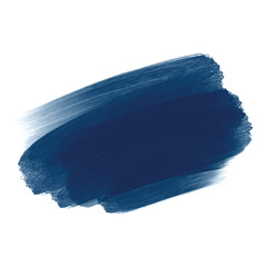 Modern ink paint blue brush stroke design