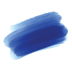 Modern ink paint blue brush stroke splatter design