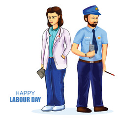 1st may happy labour day its international worker's day background