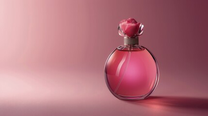 Bottle of Perfume on Table