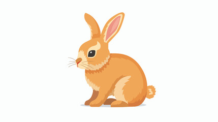 Bunny Vector Icon flat vector isolated on white background