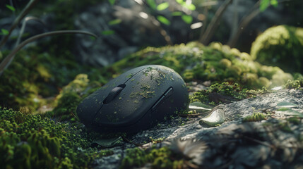 A compact and portable Bluetooth mouse with ergonomic design and precise tracking for seamless navigation