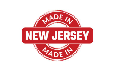 Made In New Jersey Rubber Stamp