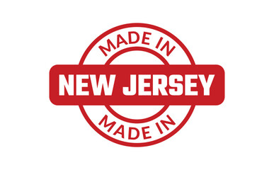 Made In New Jersey Rubber Stamp