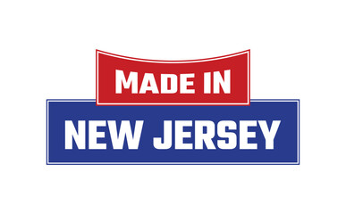 Made In New Jersey Seal Vector