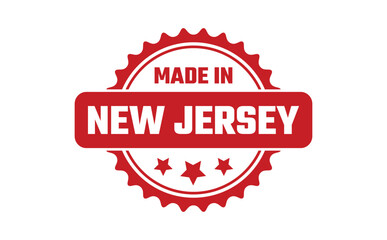 Made In New Jersey Rubber Stamp