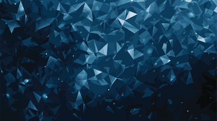 Dark BLUE vertical triangle mosaic pattern - obrazy, fototapety, plakaty
