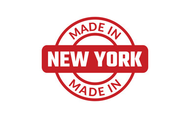 Made In New York Rubber Stamp