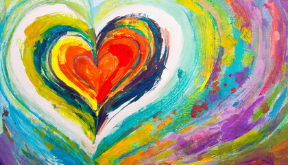 Love art heart