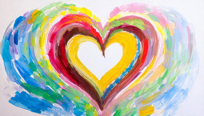 Obraz premium Love art heart
