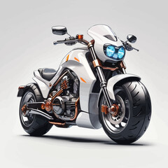 Obraz na płótnie Canvas Future Motorcycle Illustration Design Very Cool
