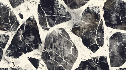 Grunge stone scratched background. flat vector