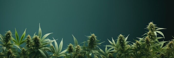 Green cannabis buds, Marijuana plant leaves, Fresh weed buds, Herbal cannabis background, Natural marijuana backdrop, generative AI, JPG