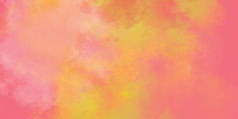 Pink metallic background with shine texture. abstract watercolor background. pink and yellow shades grunge watercolor background. abstract pastel colors of the background for text input.