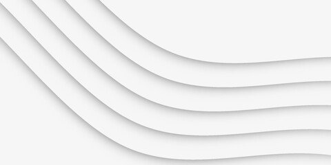 Obraz premium Abstract geometric white and gray color background, vector illustration.