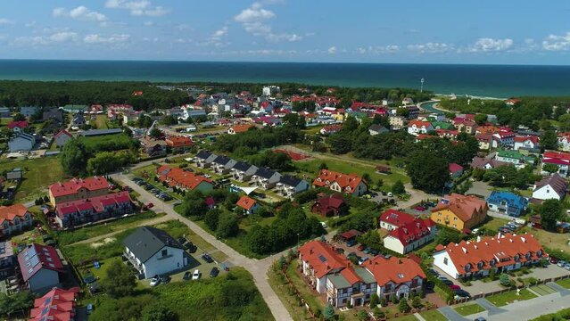 Beautiful Landscape Rowy Piekny Krajobraz Aerial View Poland