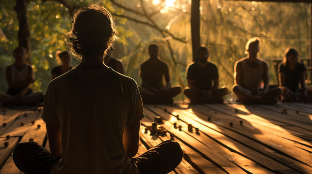 A workshop where individuals learn mindfulness techniques and cultivate a deeper sense of presence and connection with themselves and others