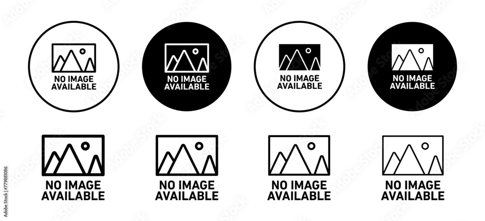 Poster image not an available or no image or photo attached icon. error in uploading or finding any image o