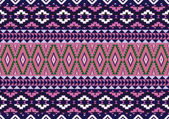 
Ethnic geometric seamless fabric pattern Cross Stitch.Ikat embroidery oriental Pixel pattern brown background. Abstract,vector,illustration. Texture,Cross Stitch,frame,decoration,carpet wallpaper.